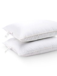 Hypoallergenic Hollow Fiber Pillows - Set of 2