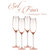 Luxurious And Elegant Sparkling Colored Glassware - Champagne Flutes - Set Of 4