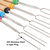 Marshmallow Roasting Sticks - Set of 8 Extendable Smores Sticks and BBQ Forks