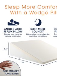  Memory Foam Bed Wedge Pillow