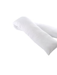 Pillowcase For 15 x 100 Side Body Pillow - White