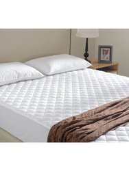Quilted Mattress Pad And Protector - White