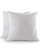 Set Of 2 Decorative White Square Accent Throw Pillows And Insert For Couch Sofa Bed, Includes Zippered Cover - White