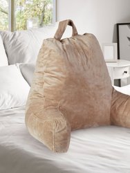 Shredded Memory Foam TV Pillow & Backrest - Taupe
