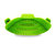 Silicone Clip On Pot Strainer, Heat-Resistant Snap-On Strainer - Green