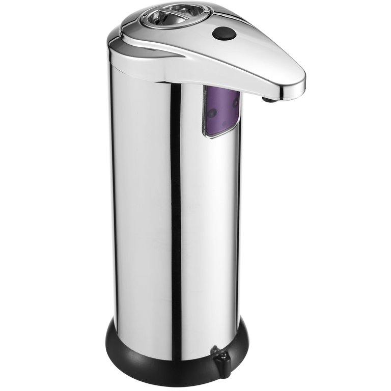 Touchless Soap Dispenser with Waterproof Base and Automatic Sensor - Grey