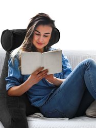 TV &  Reading Pillow with Detachable Cervical Bolster Backrest