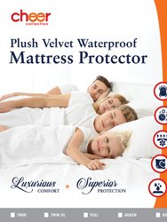 Velvet Plush Waterproof Mattress Protector