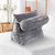Wedge Pillow with Detachable Bolster & Backrest - Gray