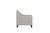 Aberdeen Linen Tufted Back Rest Modern Contemporary Club Chair