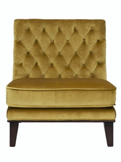 Chic Home Design Achilles Modern Neo Traditional Tufted Velvet Slipper Accent Chair product
