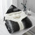 Aisha Snuggle Hoodie Animal Print Robe Cozy Super Soft Ultra Plush Micromink Sherpa Lined Wearable Blanket - Black