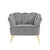 Alicia Club Chair Velvet Upholstered Vertical Channel Tufted Single Bench Cushion Design Gold Tone Metal Legs, Modern Contemporary