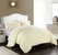 Aurora 5 Piece Comforter Set Contemporary Striped Ruched Ruffled Design Bed In A Bag