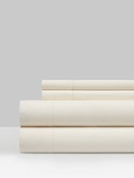 Casey 3 Piece Sheet Set Solid Color Washed Garment Technique - Beige