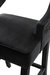 Chiara Counter Stool Chair Velvet Upholstered Half Back Design Gold Tone Footrest Bar Wood Frame
