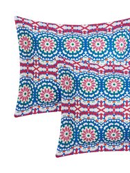 Chiko 4 Piece Reversible Duvet Cover Set Bohemian Inspired Contemporary Geometric Pattern Print Backing Zipper Closure Bedding