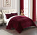 Cynna 7 Piece Comforter Set Luxurious Hand Stitched Velvet Bed In A Bag Bedding - Sheet Set Pillowcases