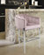 Cyrene Bar Stool Chair Velvet Upholstered Shelter Arm Shell Design 3 Legged Gold Tone Solid Metal Base, Modern Contemporary
