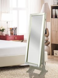 Daze Modern Contemporary Mirror Border Rectangular Jewelry Storage Armoire Free Standing Cheval Mirror Full-length