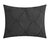 Erin 3 Piece Reversible Comforter Pinch Pleat Ruffled Design Geometric Chevron Pattern Bedding Set