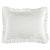 Finna 1 Piece Pillow Sham 100% Cotton Fish Scale Pattern Ruched Ruffled With Flanged Border