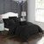 Jorin 8 Piece Comforter Set Pieced Solid Color Stitched Design Complete Bed In A Bag Bedding