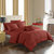 Jorin 8 Piece Comforter Set Pieced Solid Color Stitched Design Complete Bed In A Bag Bedding