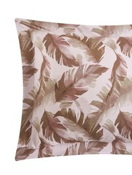 Kala 12 Piece Comforter And Quilt Set Watercolor Leaf Print Geometric Pattern Bed In A Bag