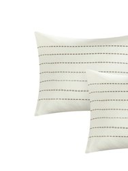 Karlston 9 Piece Comforter Elegant Stitched Embroidered Design Complete Bedding Set