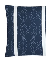 Katniss 20 Piece Comforter Set Medallion Quilted Embroidered Design Complete Bed In A Bag Bedding