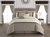 Katrin 20 Piece Comforter Set Color Block Geometric Embroidered Bed in A Bag Bedding - Beige