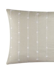 Kensley 9 Piece Comforter Set Washed Crinkle Ruffled Flange Border Design Bed In A Bag