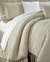 Kensley 9 Piece Comforter Set Washed Crinkle Ruffled Flange Border Design Bed In A Bag