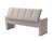 kube Storage Bench Linen Textured Upholstery Minimalist Design With Discrete Interior Compartment