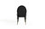 Leverett Dining Chair Velvet Upholstered Oval Back Armless Design Velvet Wrapped Wood Gold Tone Metal Tipped Legs - Set Of 2