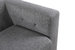 Limoges Sofa Plush Chenille Upholstery Espresso Finished Wood Legs, Modern Transitional