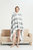 Luigi Snuggle Hoodie Two Tone Wavy Animal Pattern Robe Cozy Super Soft Plush Coral Fleece Sherpa Lined Wearable Blanket