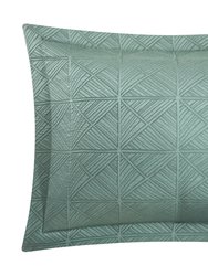 Macie 10 Piece Comforter Set Jacquard Woven Geometric Design Pleated Quilted Details Bed In A Bag Bedding