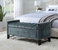 Marcus Neo Traditional Velvet Tufted Storage Bench