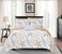 Maritime 4 Piece Reversible Quilt Coverlet Set "Life in the Sea" Theme Embossed Quilted Design Bedding - Multi Color