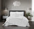 Milos 8 Piece Cotton Comforter Set Dual Stripe Embroidered Border Hotel Collection Bed In A Bag Bedding - Beige