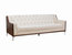 Parker Club Sofa Button Tufted Velvet Wood Frame With Polished Metal Legs Couch, Modern Contemporary
