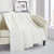 Penina Shaggy Throw Blanket New Faux Fur Collection Cozy Super Soft Ultra Plush Micromink Backing Decorative Design - Beige