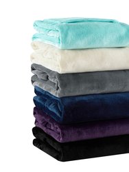 Roux Wrap Snuggle Robe Cozy Super Soft Ultra Plush Flannel Fleece Wearable Blanket
