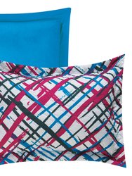 Shane 5 Piece Reversible Quilt Set Abstract Print Design Coverlet Bedding