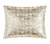 Shefield 9 Piece Comforter Set Geometric Gold Tone Metallic Lattice Pattern Print Bed In A Bag