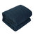 Tornio 4 Piece Duvet Cover Set 100% Cotton 200 Thread Count Ruched Ruffled Striped Design Zipper Closure Bedding