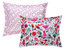 Vetheuil 4 Piece Reversible Quilt Set Colorful Floral Print Design Coverlet Bedding