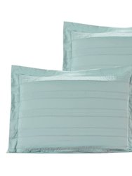 Zarina 10 Piece Reversible Comforter Bed in a Bag Ruffled Pinch Pleat Motif Pattern Print Complete Bedding Set
